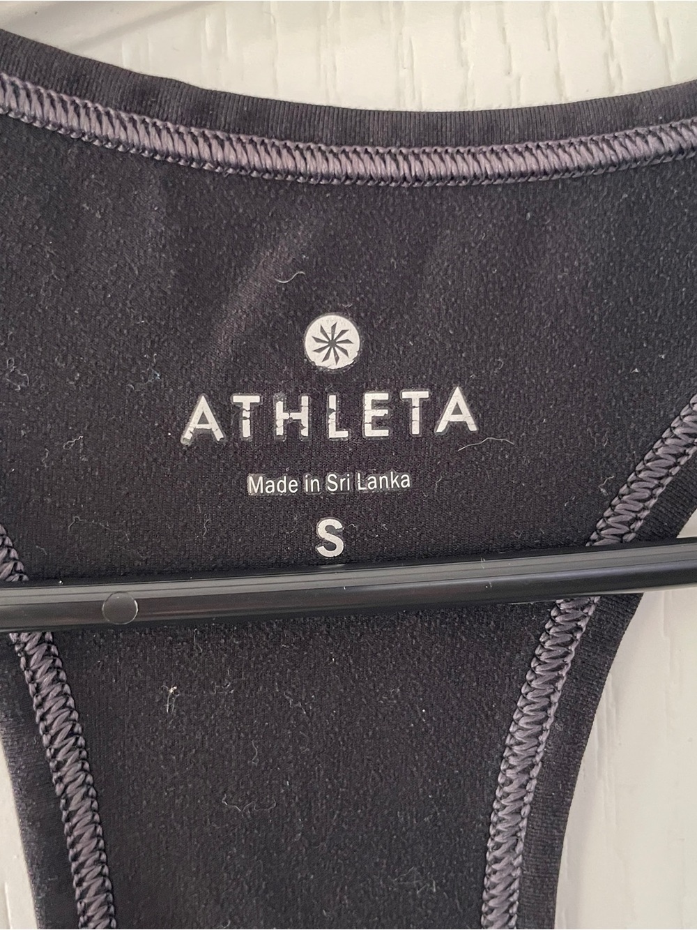 Athleta Black Racerback Performance Tank - Picture 2 of 4